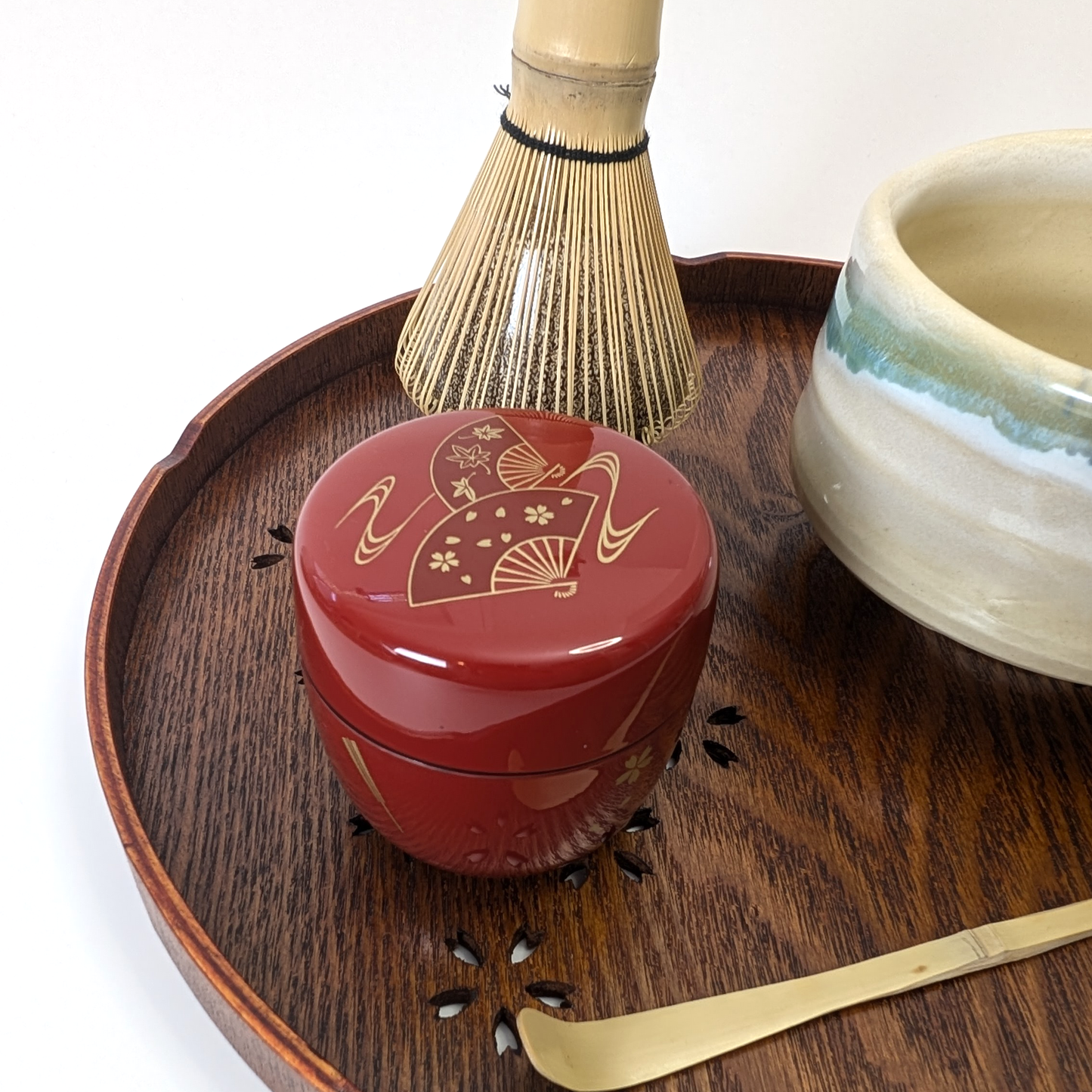 Natsume Tea Container Red