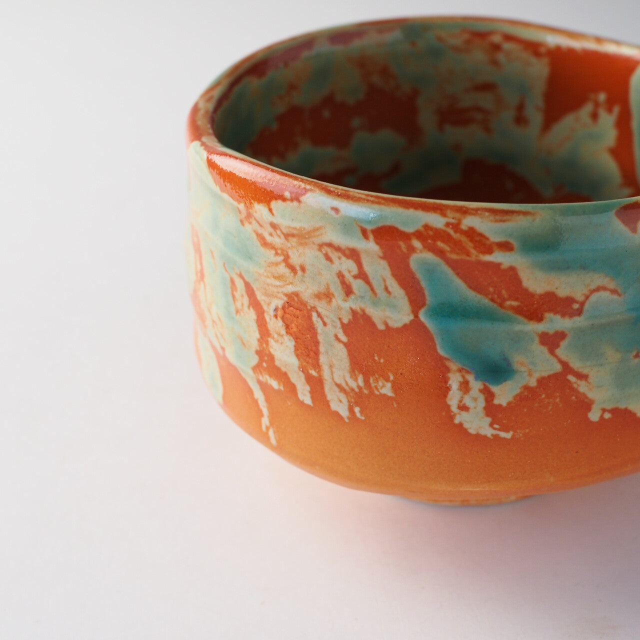 ”Chirashi" Mino Ware Handmade Matcha Tea Bowl
