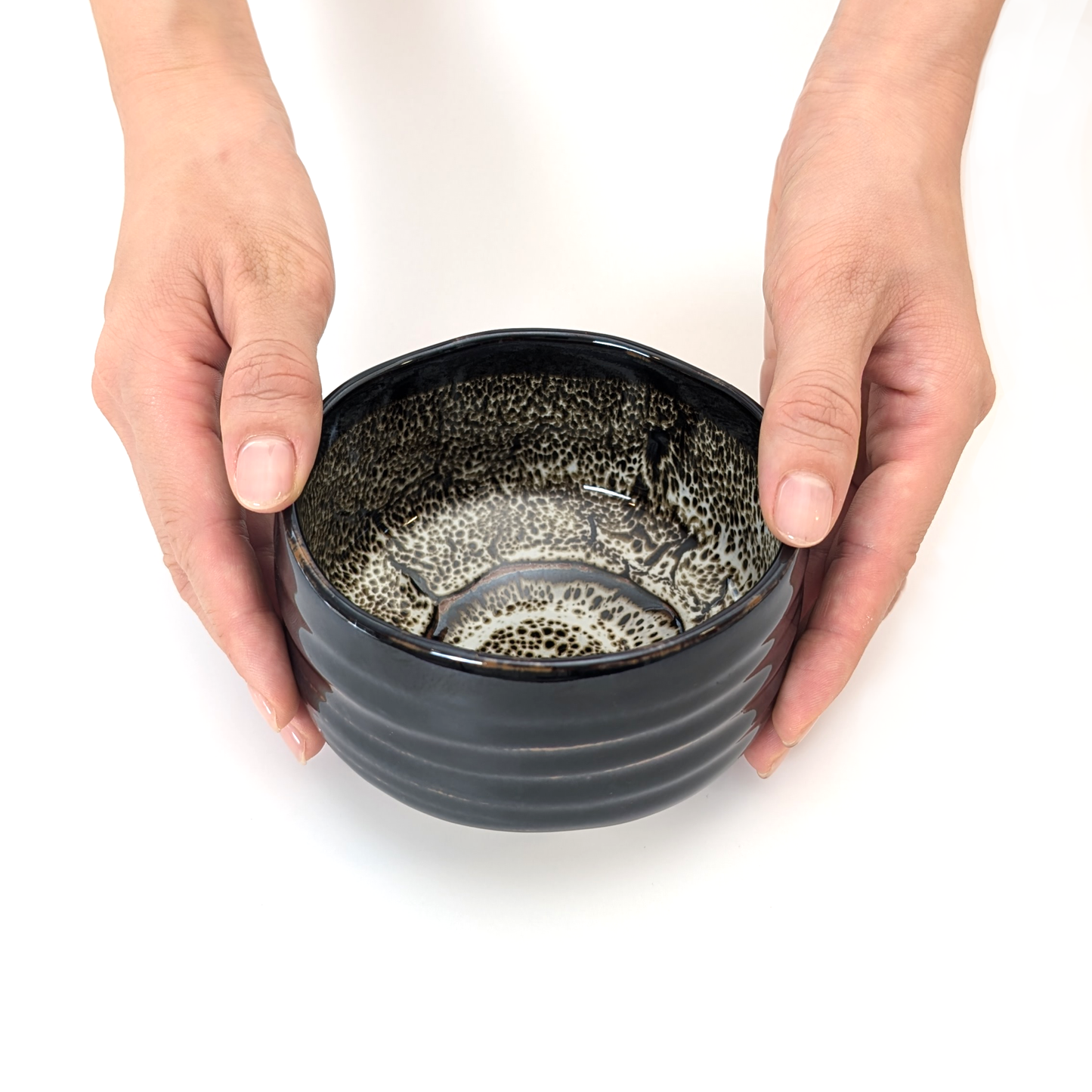 "Tenmoku" Mino Ware Handmade Matcha Tea Bowl
