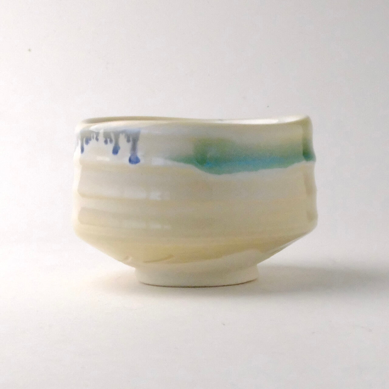 "Seseragi" Mino Ware Handmade Matcha Tea Bowl