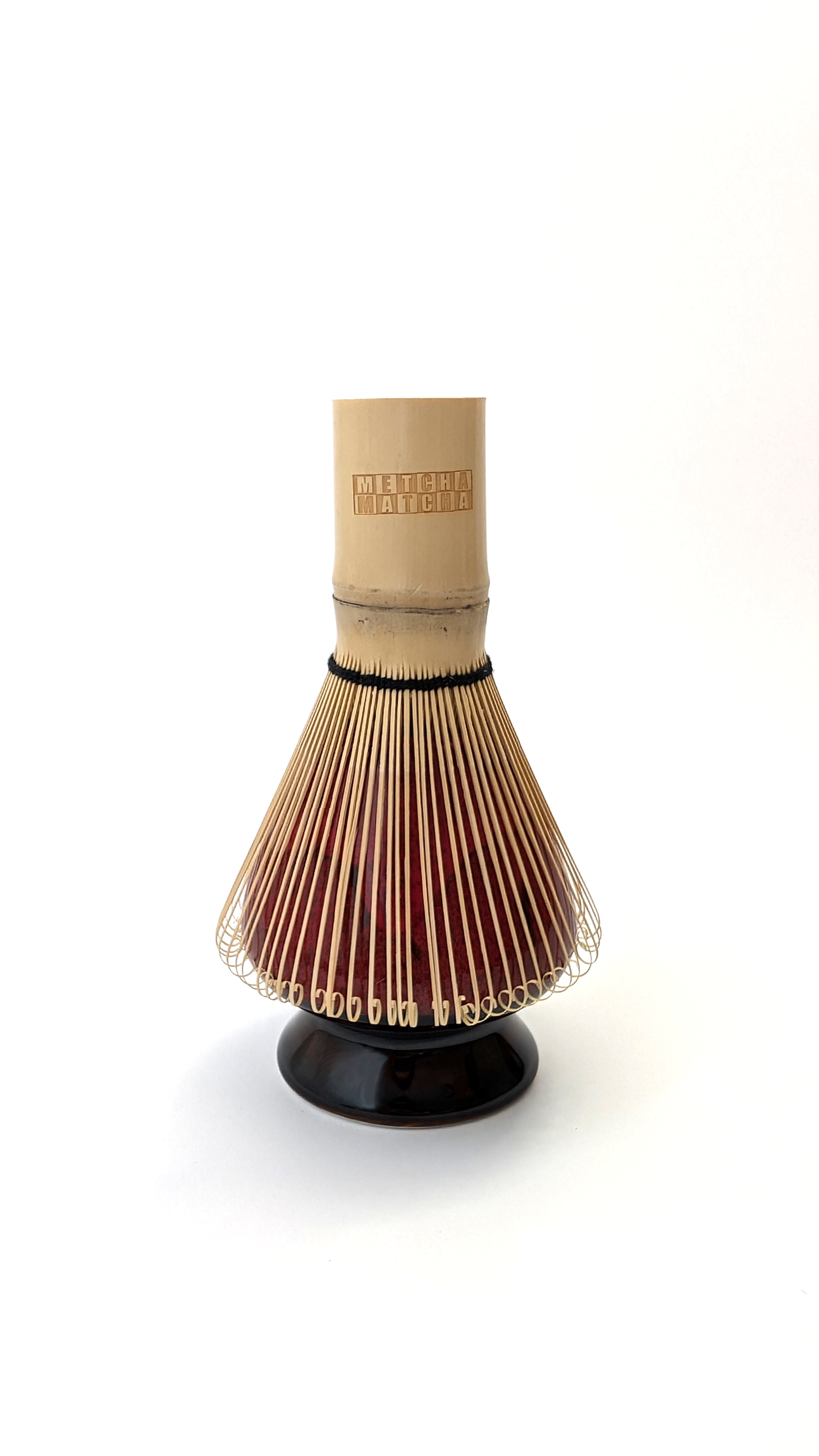 Matcha Whisk Holder – Crackled Red