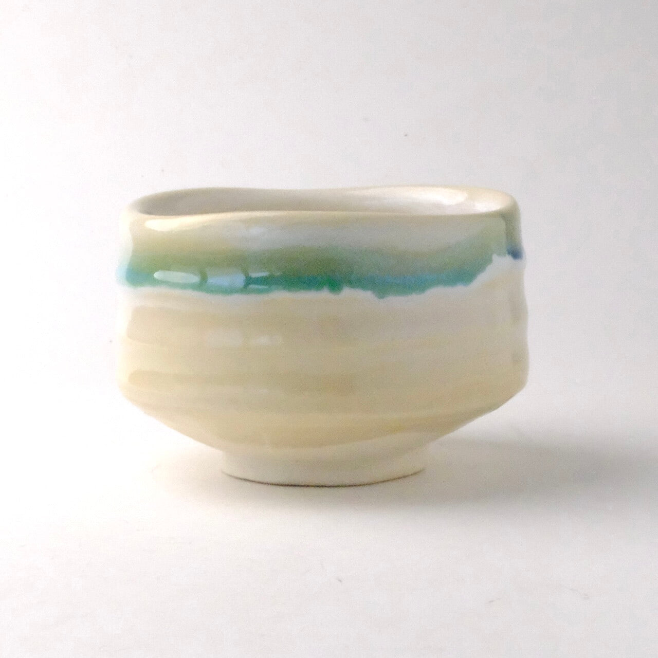 "Seseragi" Mino Ware Handmade Matcha Tea Bowl