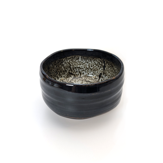 "Tenmoku" Mino Ware Handmade Matcha Tea Bowl