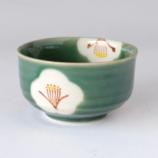 "OribeTsubaki" Seto Ware Handmade Matcha Tea Bowl