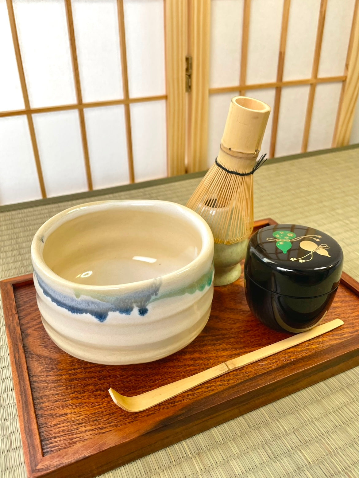 "Seseragi" Mino Ware Handmade Matcha Tea Bowl