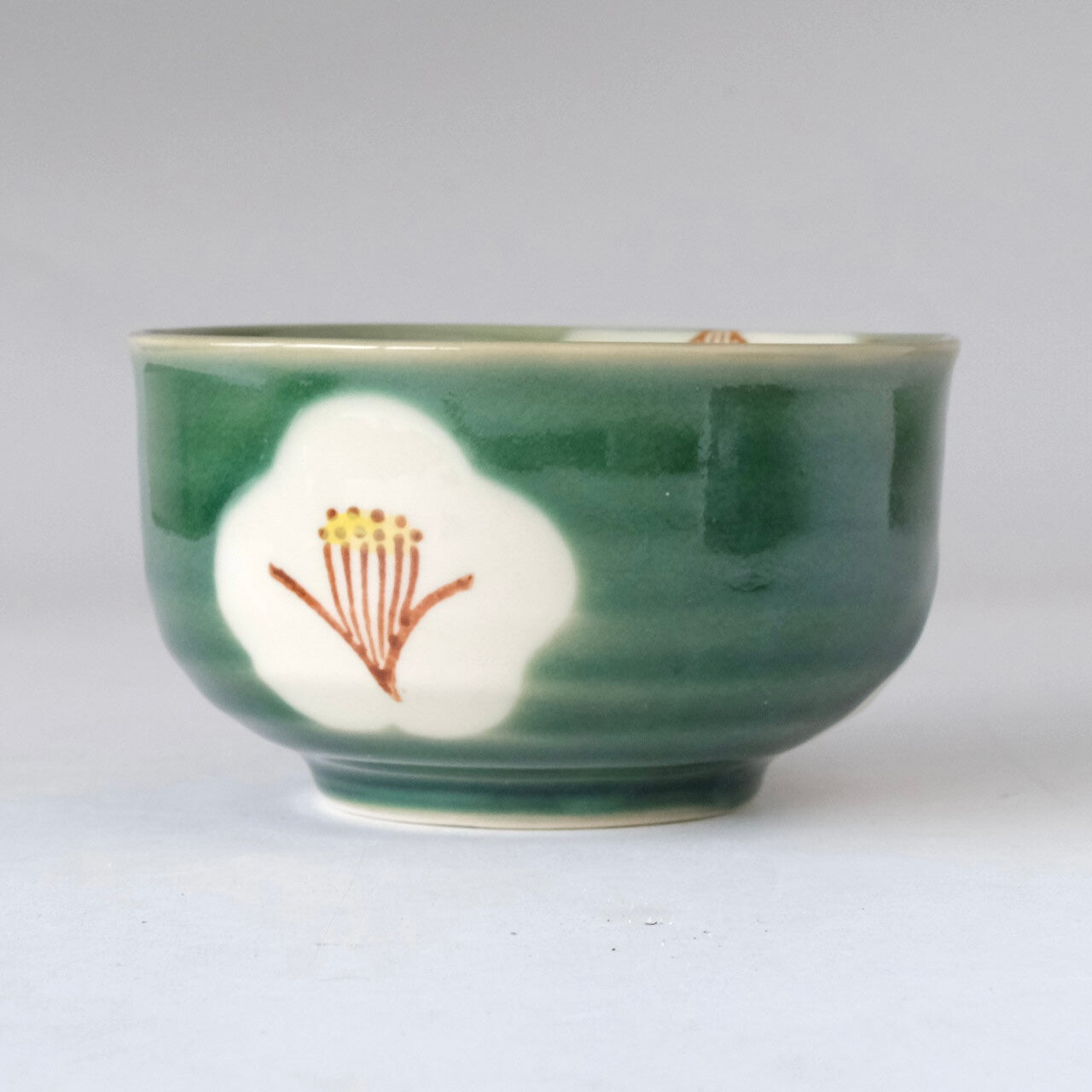 "OribeTsubaki" Seto Ware Handmade Matcha Tea Bowl