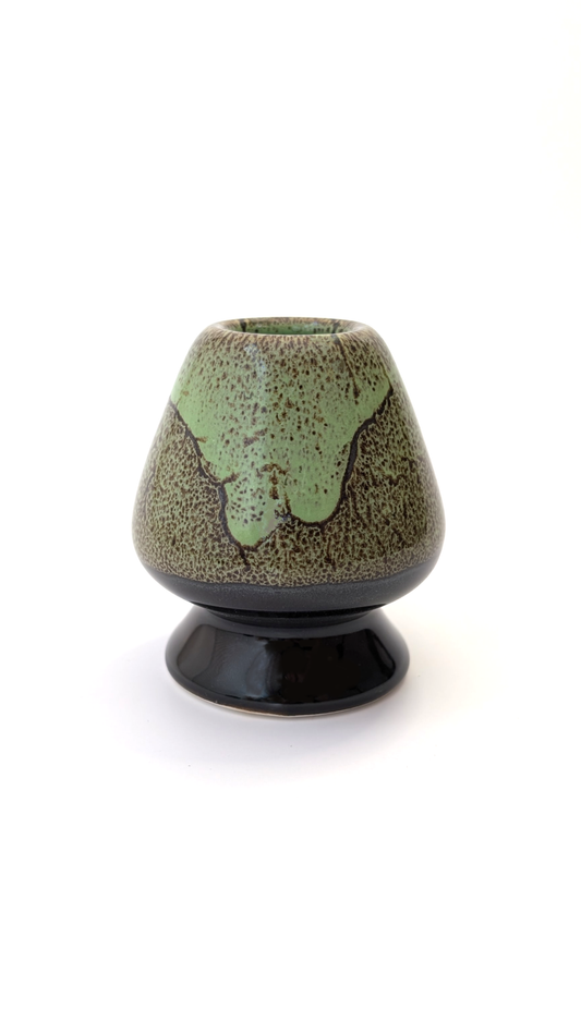 Matcha Whisk Holder – Crackled Green