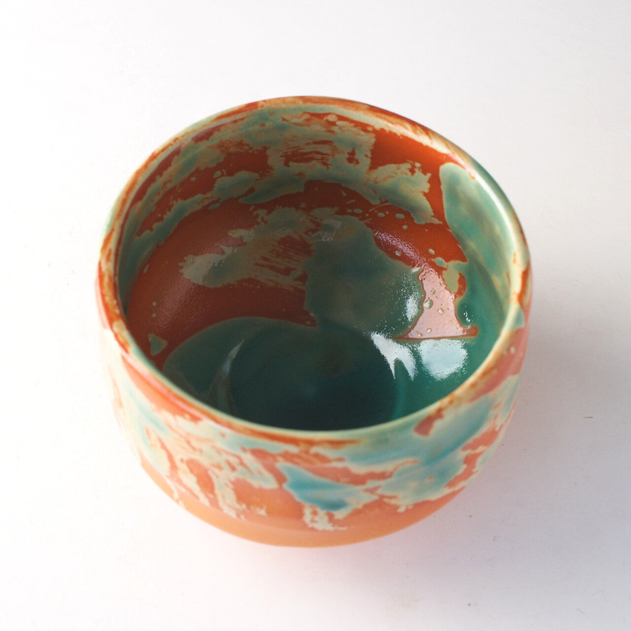 ”Chirashi" Mino Ware Handmade Matcha Tea Bowl