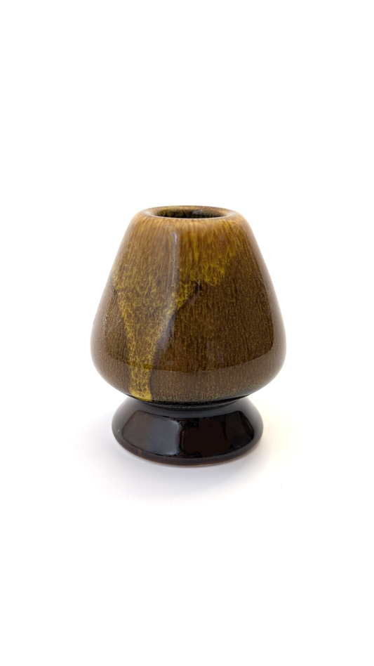 Matcha Whisk Holder – Crackled Yellow